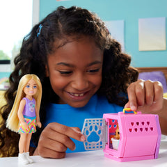 Barbie Set de Juego Chelsea Fiesta de Perritos