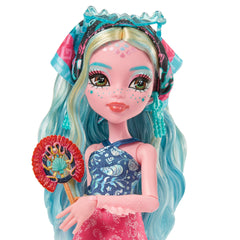 Monster High Skulltimate Secrets Gore-Geous Oasis Playset, Lagoona Blue Doll And Accessories