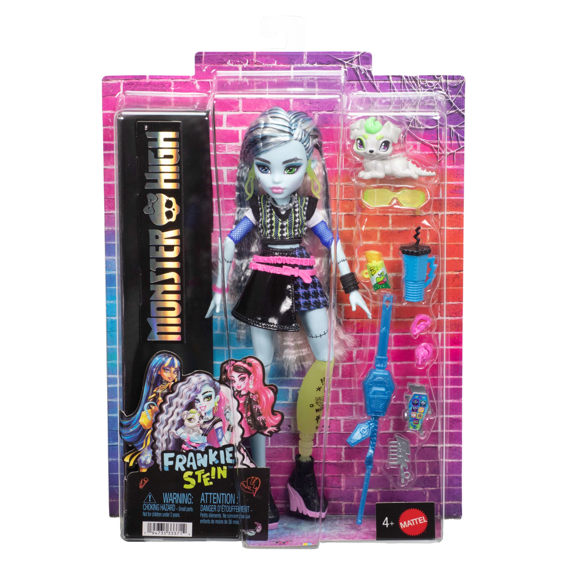 Monster High Muñeca Look Monstruoso Frankie