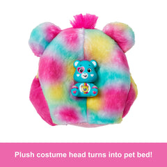 Barbie Cutie Reveal Care Bears Doll & Accessories, Series 2 Good Vibes Bear With 10 Surprises