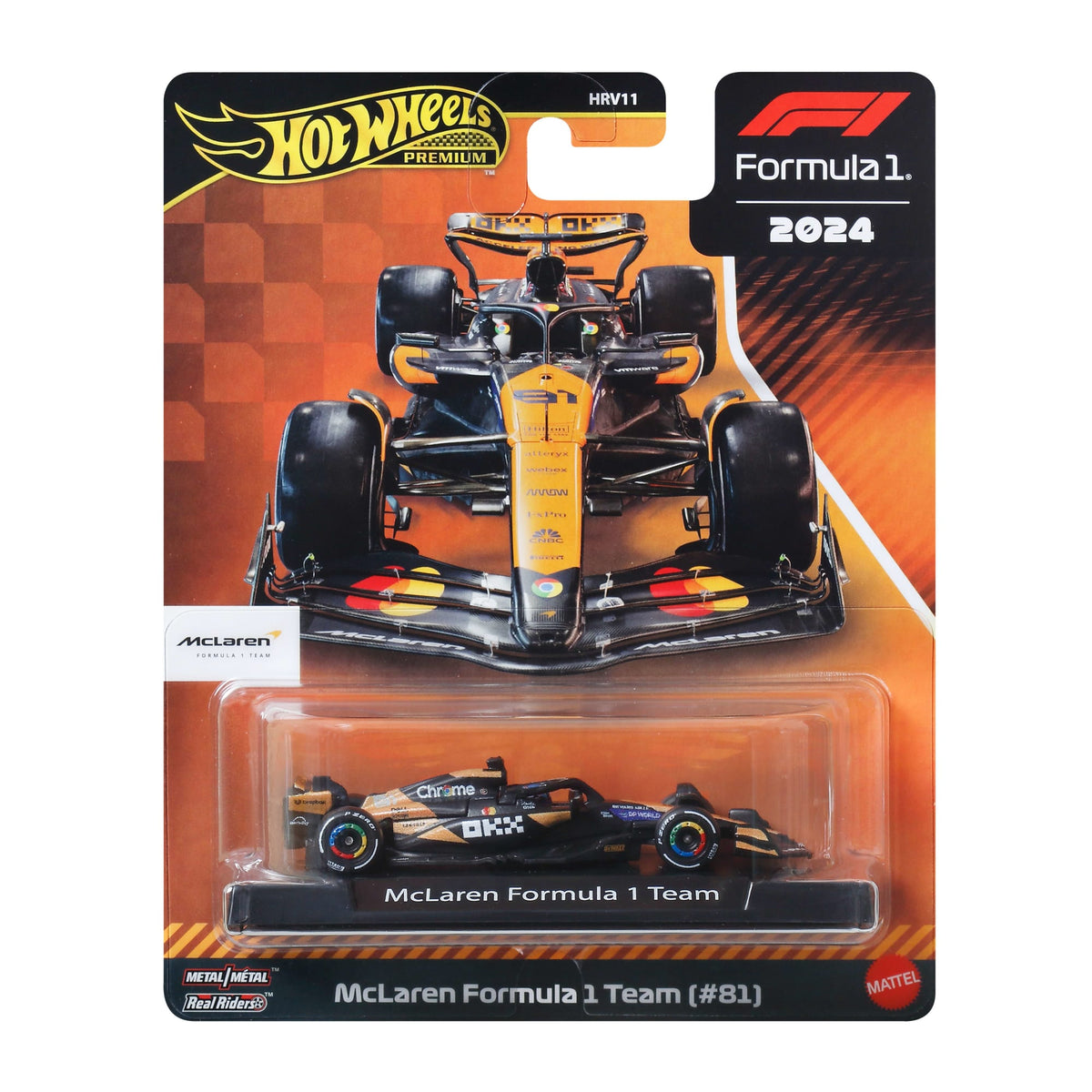 Hot Wheels Collector Veículo de Coleção Equipe McLaren Formula 1 Oscar Piastri
