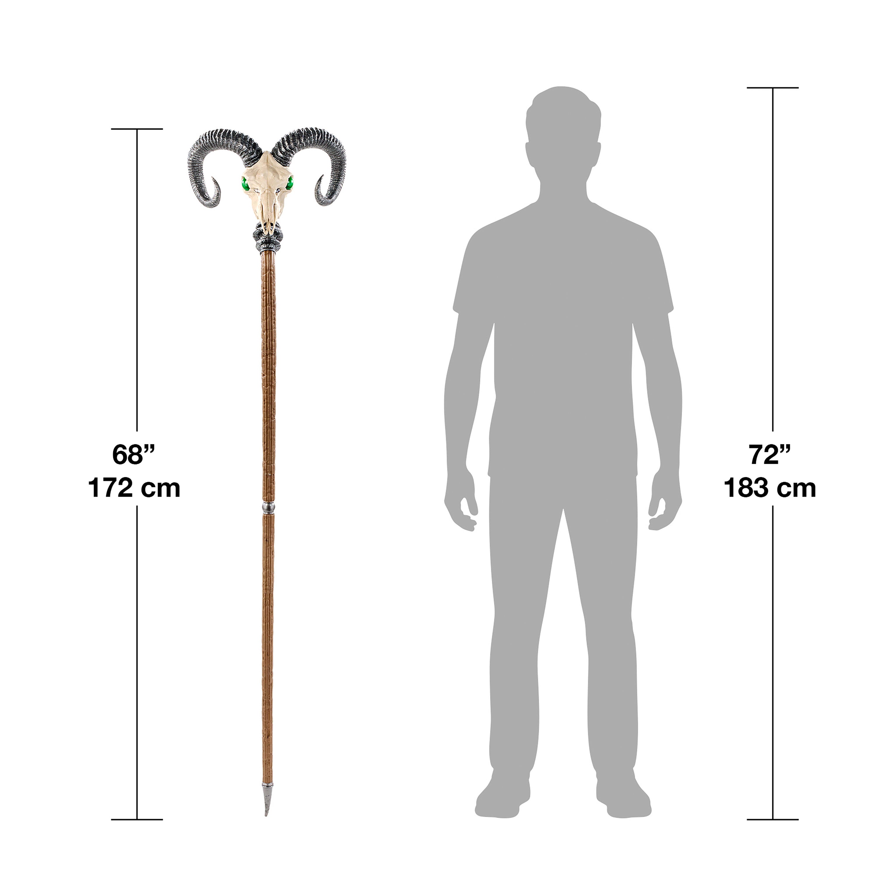 Masters Of The Universe Deluxe Movie Havoc Staff For Collector Role Play, Lights & Smoke, 5 Feet Plus