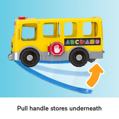 Fisher-Price Little People Big Yellow School Bus, Musical Pull Toy
