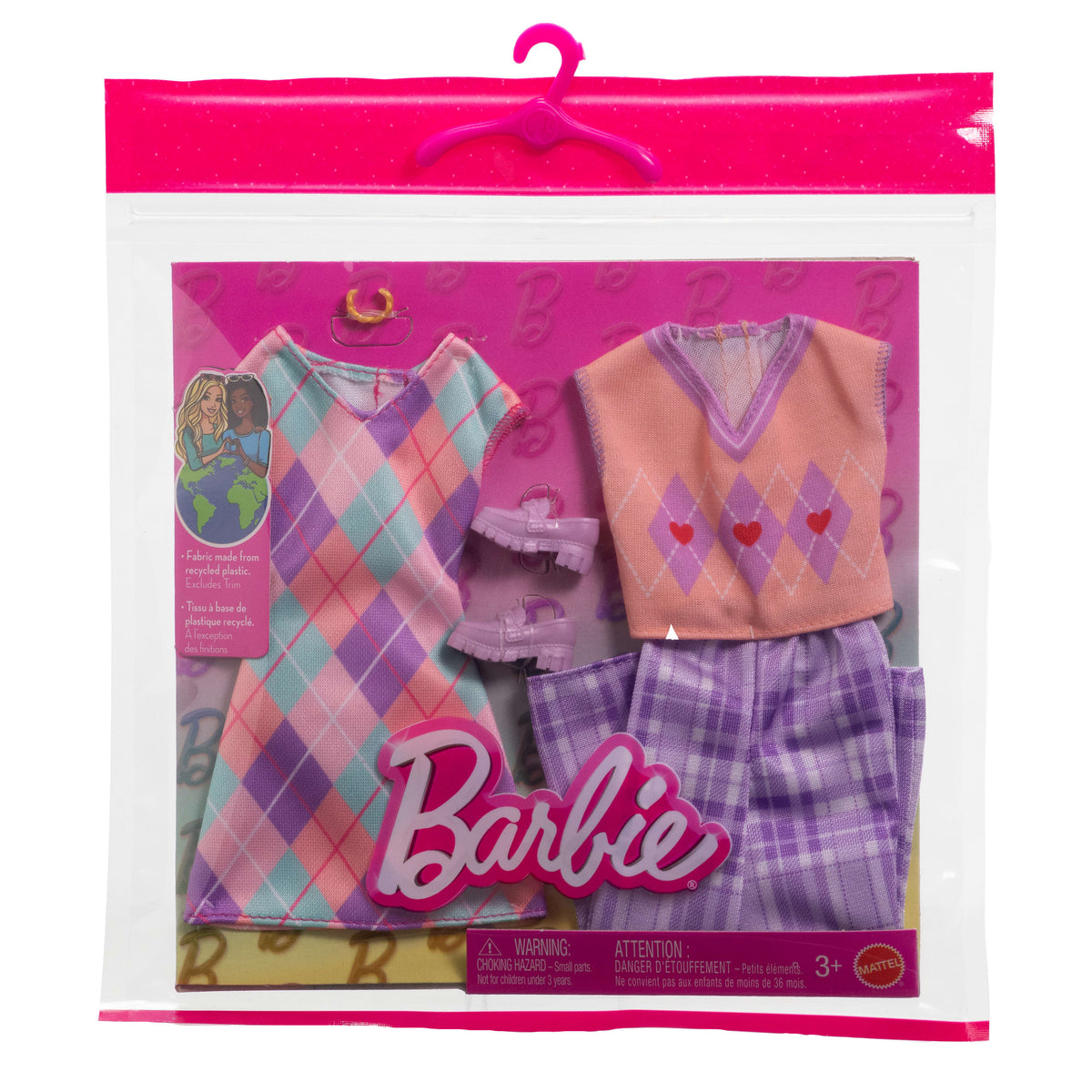 Barbie Clothes, Fashion And Accessory 2-Packs For Barbie Dolls