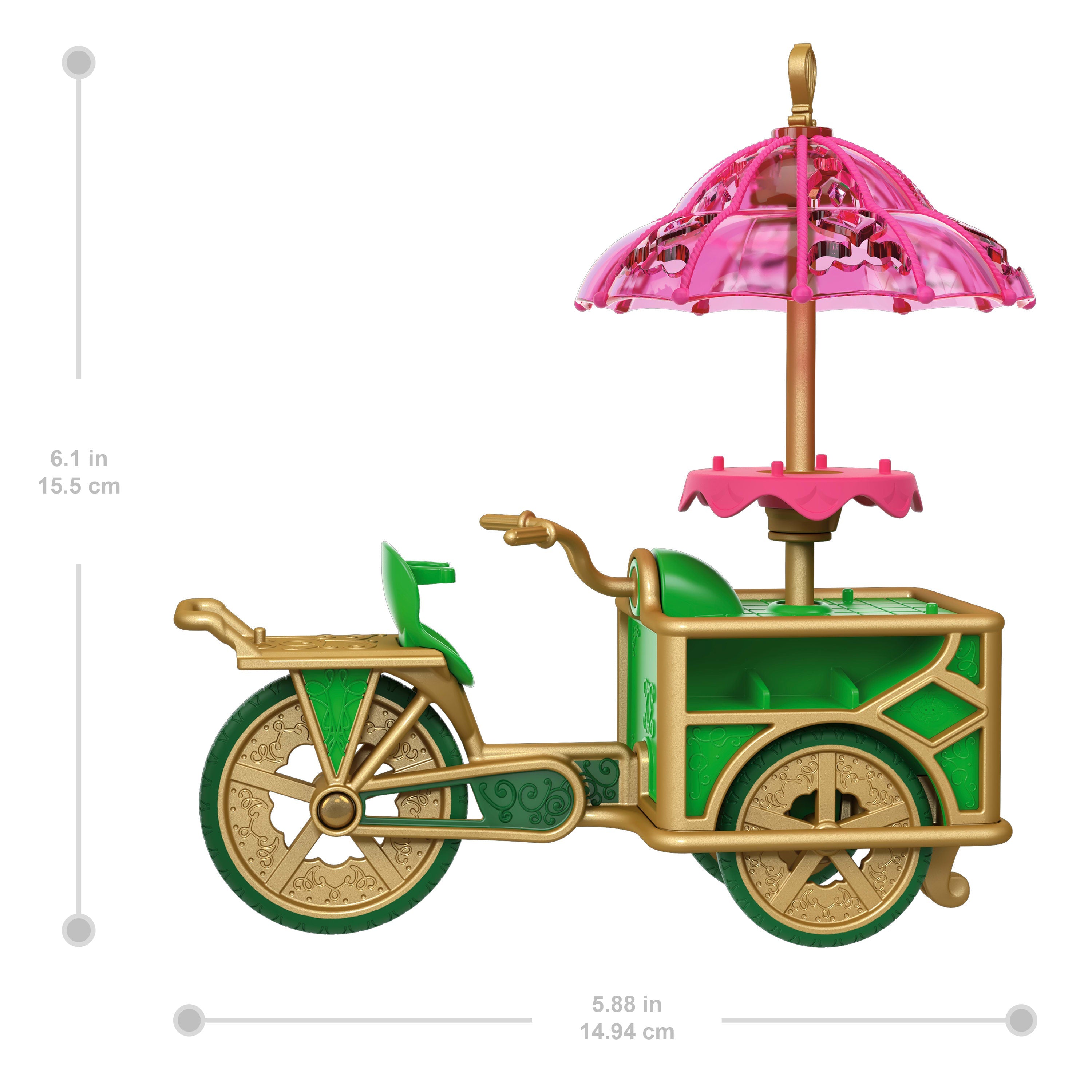 Universal Pictures’ Wicked Emerald City Dessert Cart Toy With Cart, Small Doll & 7 Accessories