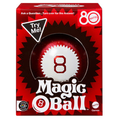 Magic 8 Ball Mattel 80th Anniversary Edition Novelty Game For Kids & Family Night