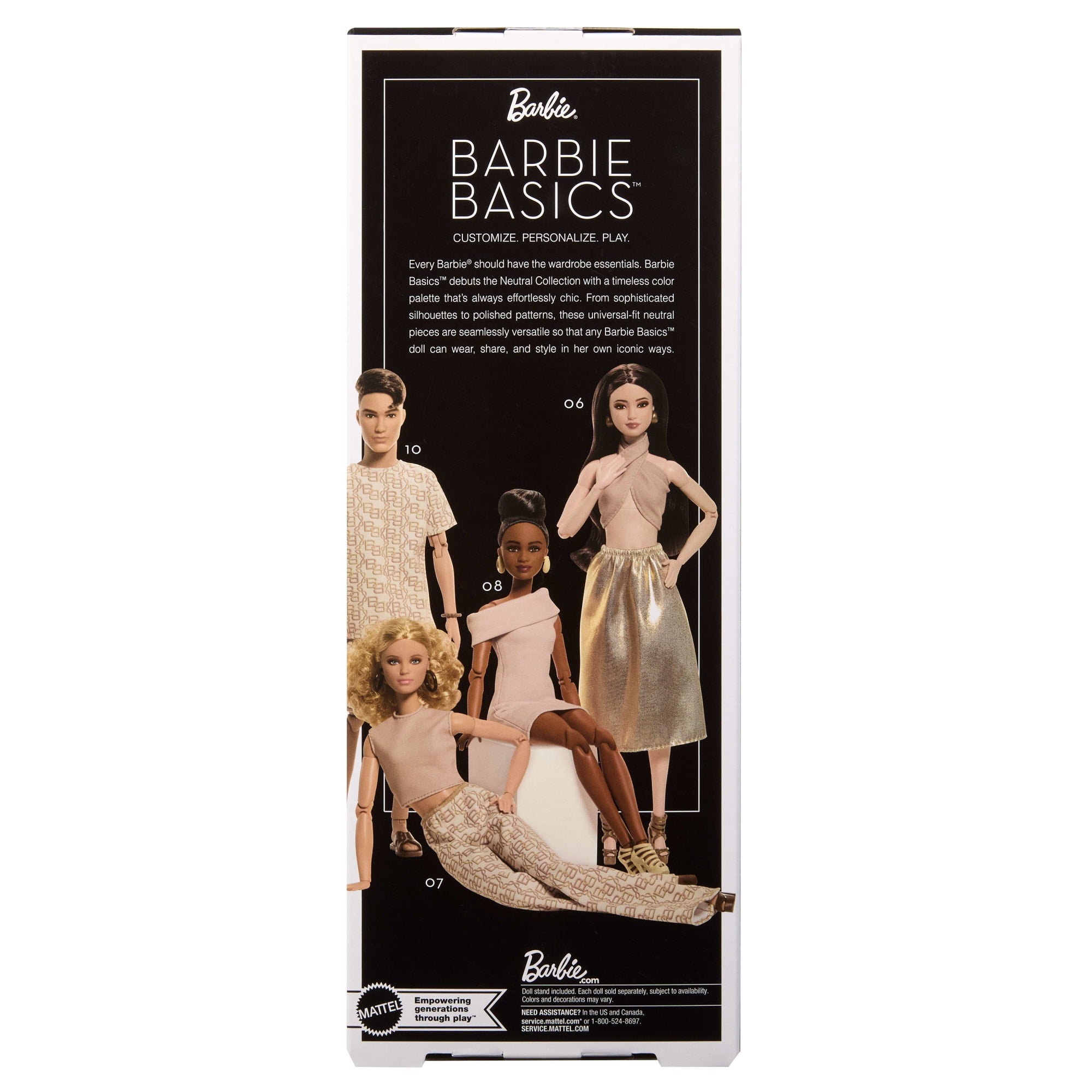 Barbie Signature Barbie Basics - Calcas Dourada