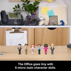 Polly Pocket X The Office Best Boss Mug Compact, Dunder Mifflin Character Set Collectible Toy