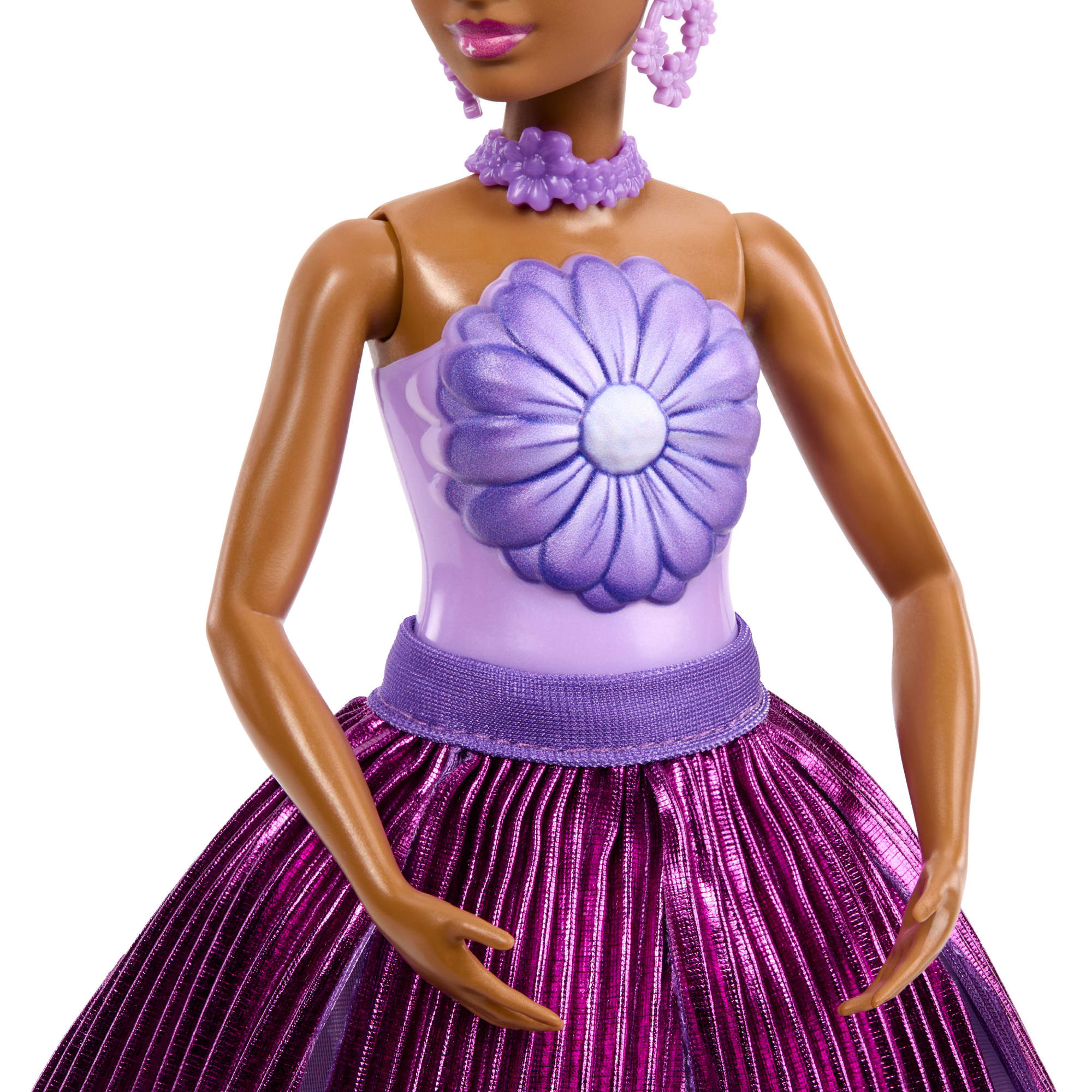 Barbie®-Poupée Pétals Pop Violette et Accessoires