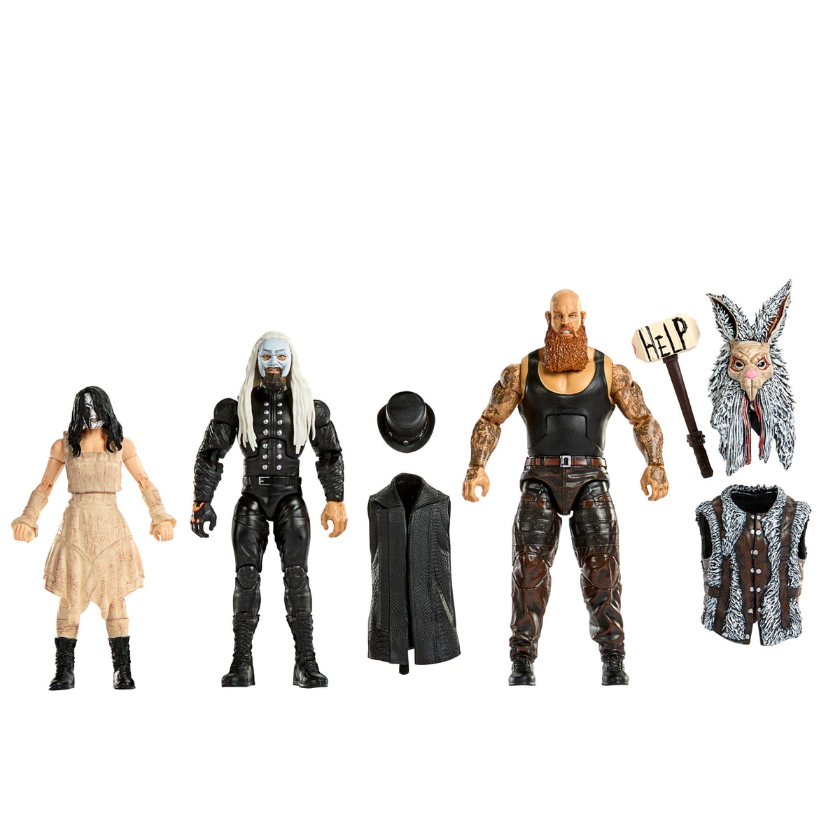 WWE Elite Collection Wyatt Sicks Set Of 3 Collectible 6-Inch Action Figures & Accessories
