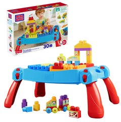 Mega Bloks Juguete de Construcción mega bloks mesa ¡construye y aprende!
