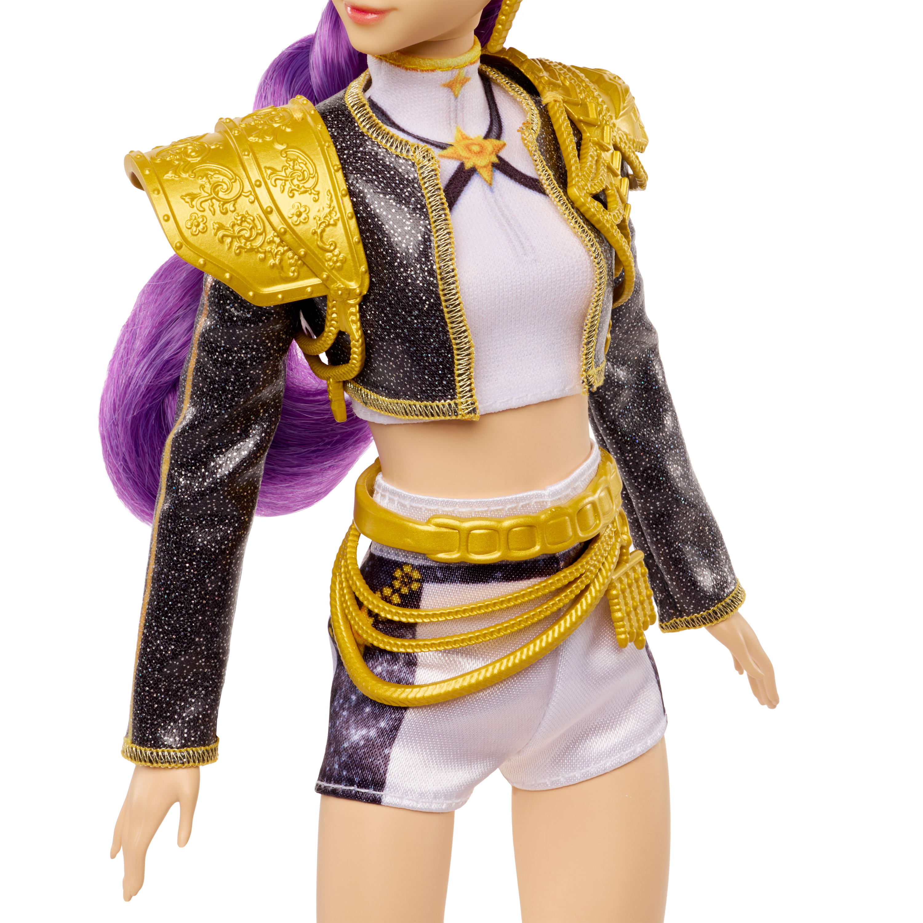 KPop Demon Hunters HUNTR/X Rumi “Golden” Singing Doll in Removable Outfit & 5 Posable Joints