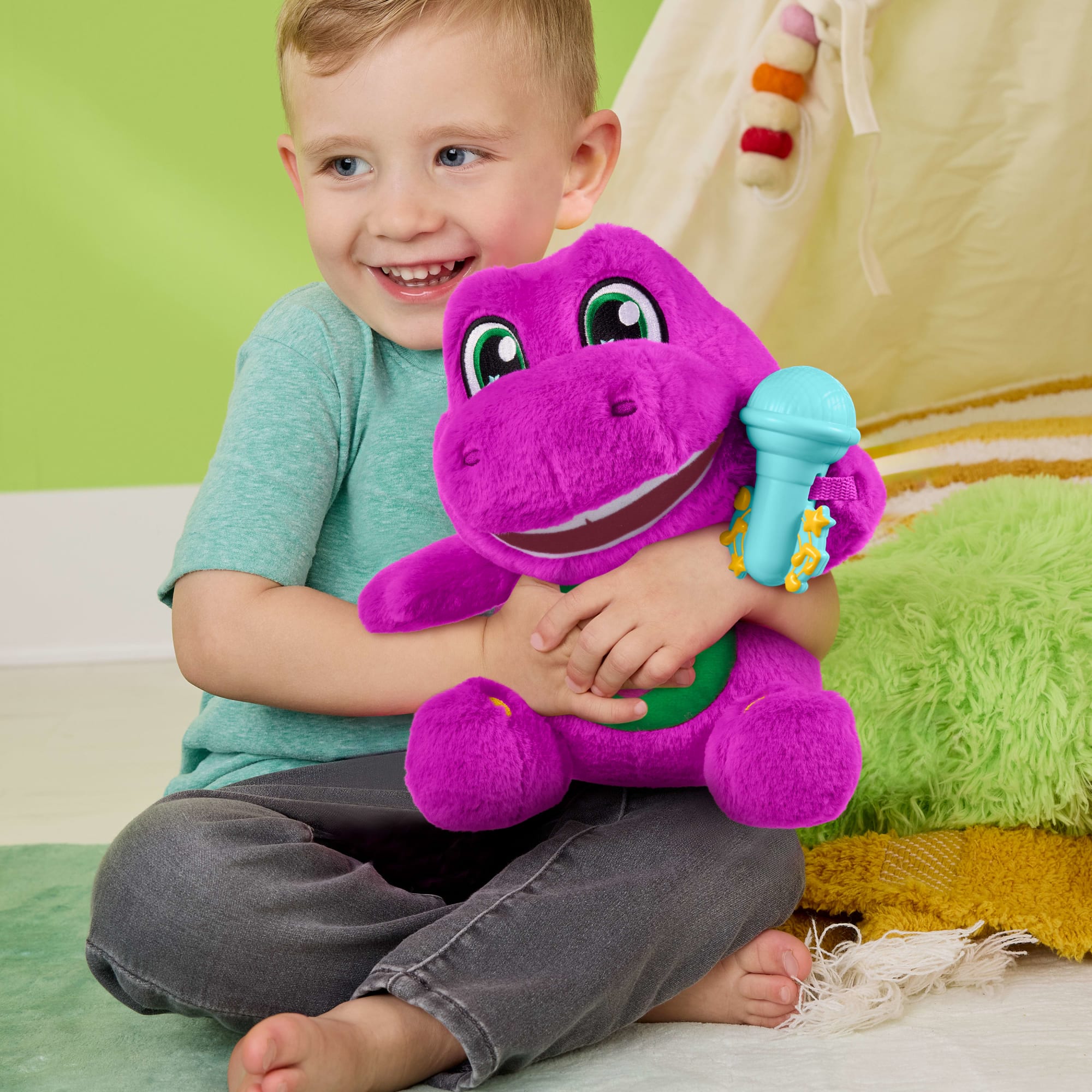 Fisher-Price Barney’S World Peluche Barney Chantant