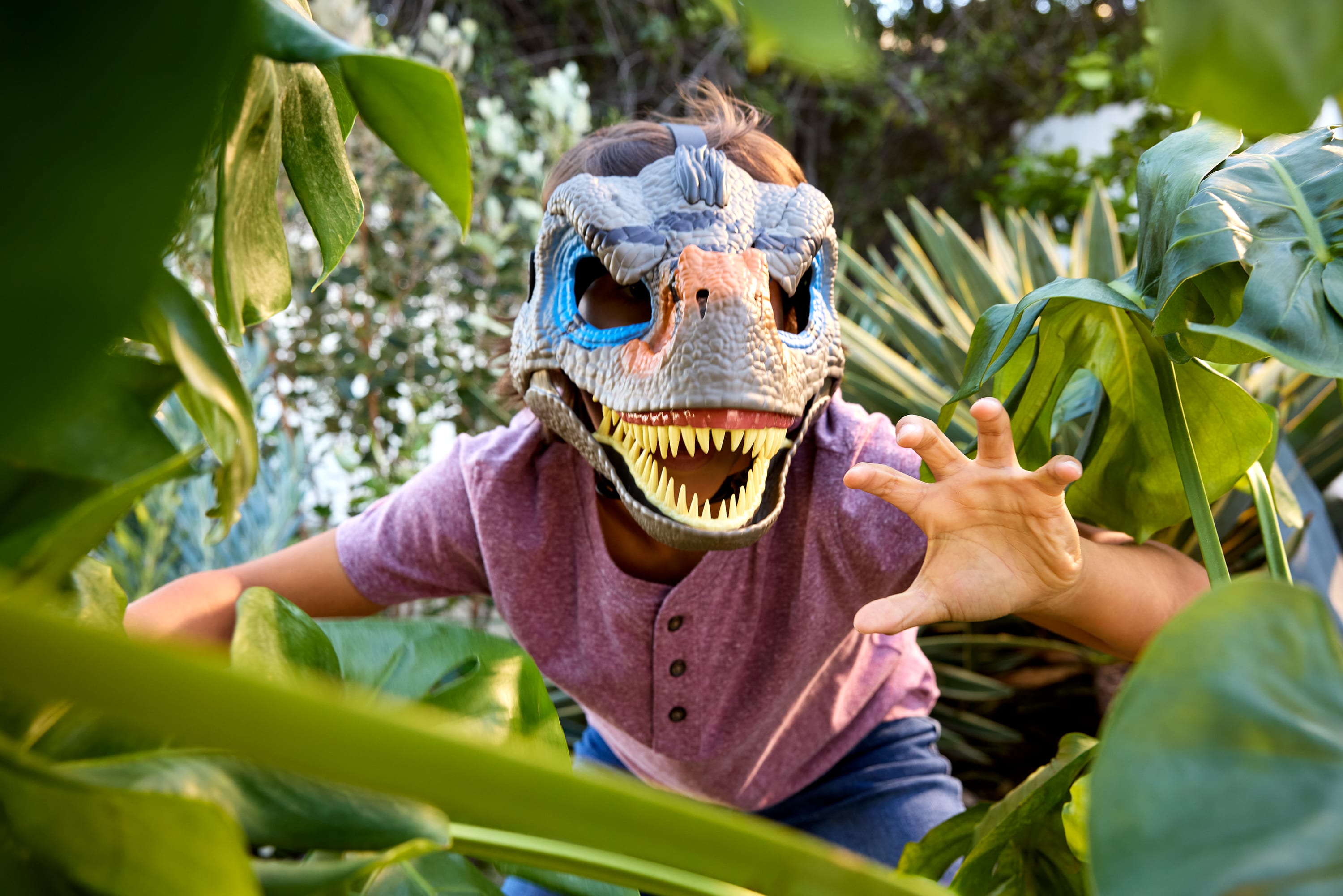 Jurassic World Renace Juguete Máscara de Raptor Con Efectos de Sonido