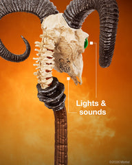 Masters Of The Universe Deluxe Movie Havoc Staff For Collector Role Play, Lights & Smoke, 5 Feet Plus