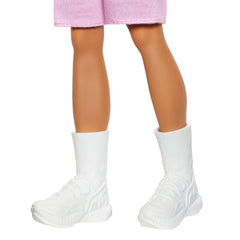 Barbie Fashionistas Ken Doll #241 in Red Striped Top And Pink Shorts With White Sneakers, Blonde
