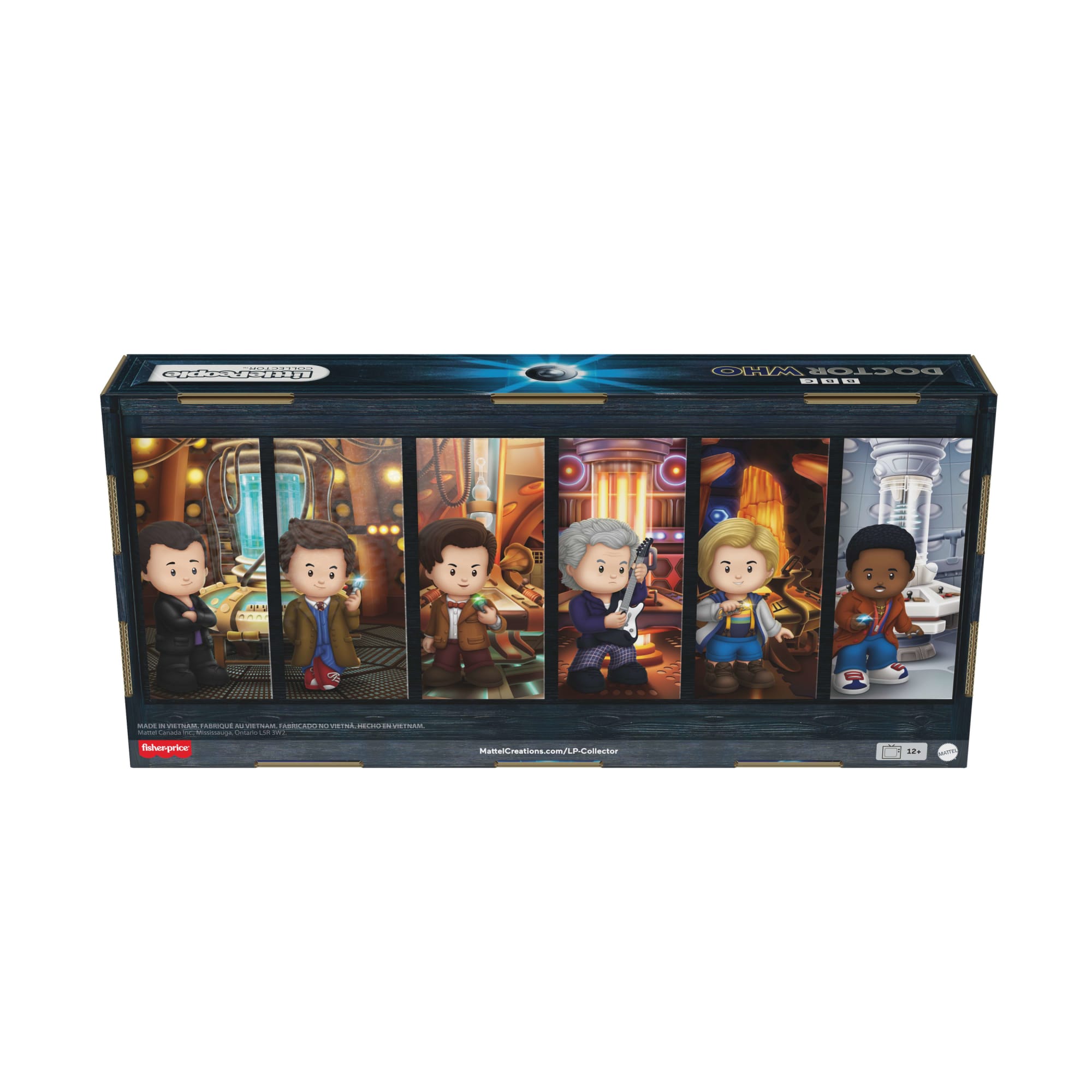 Little People Collector Doctor Who TV Series Special Edition Set For Adults & Fans, 6 Figures