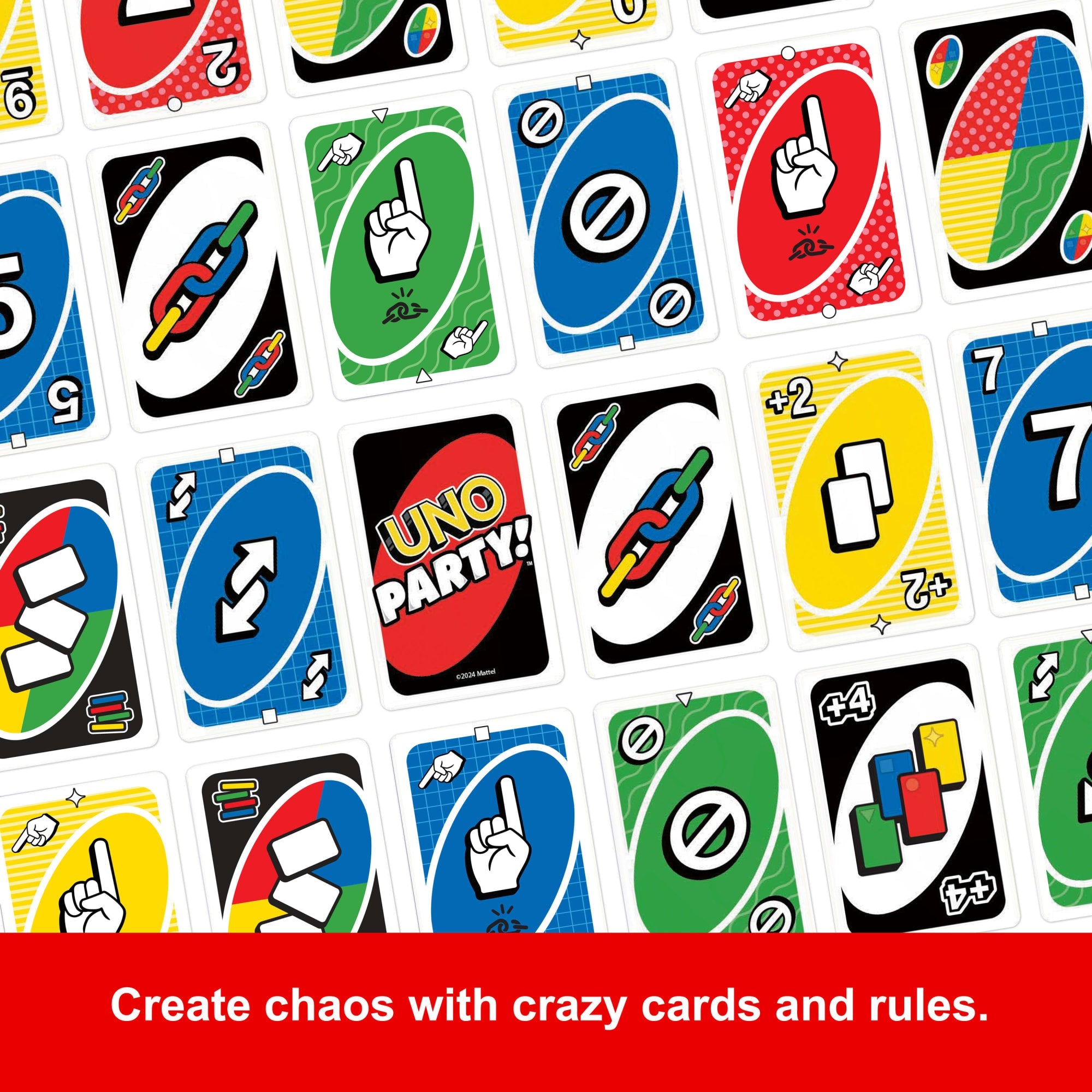 UNO Party Card Game For Large Groups, Kids, Adults & Family Nights, 6 To 14 Players Ages 7+ Years