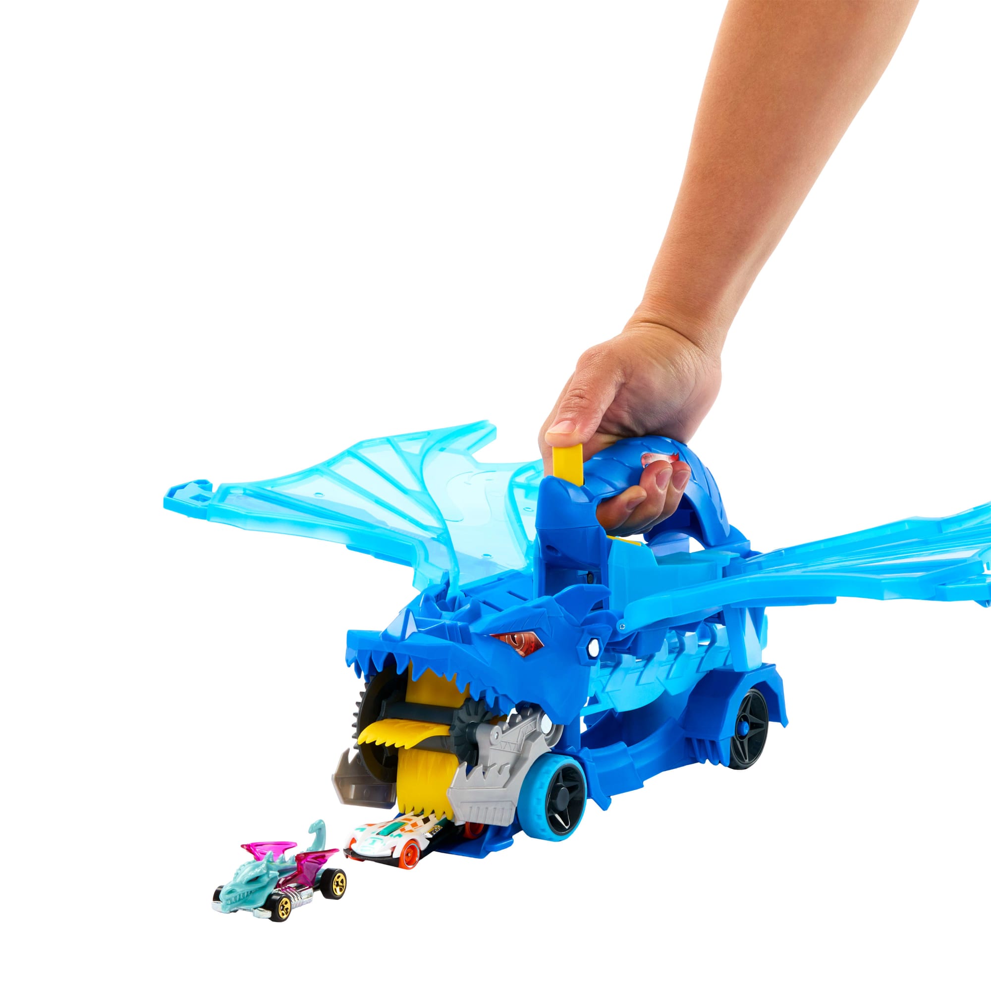 Hot Wheels City Pista de Brinquedo Supertrailer de dragão