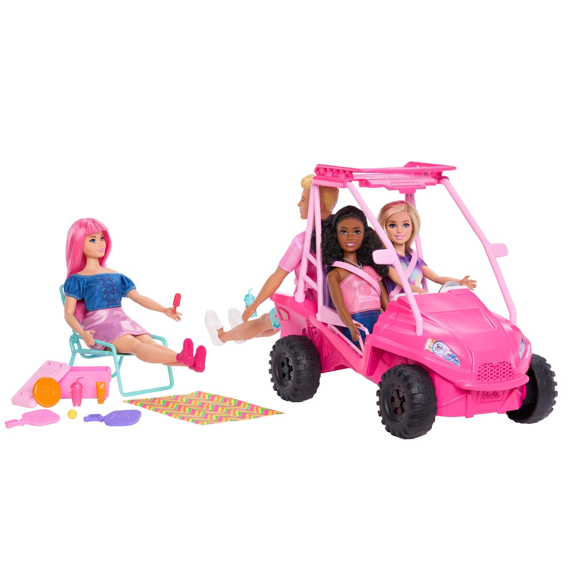 Barbie Coffret Buggy Les Mystères de Barbie: Détectives de Plage