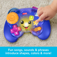 Fisher-Price Laugh & Learn Game & Learn Controller, Purple, Baby & Toddler Musical Video Game Toy