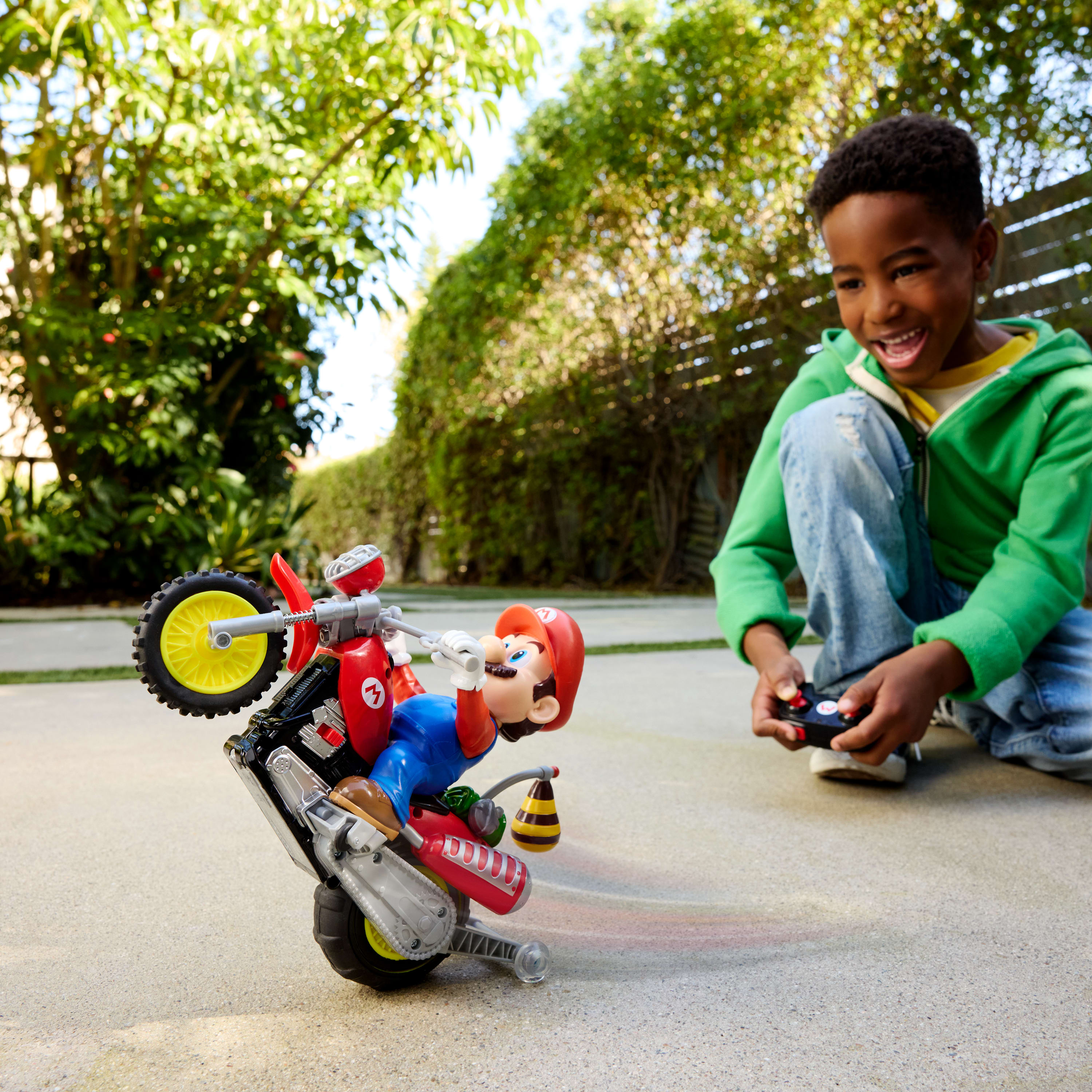 Hot Wheels Mario Wheelie Motocross RC Vehicle