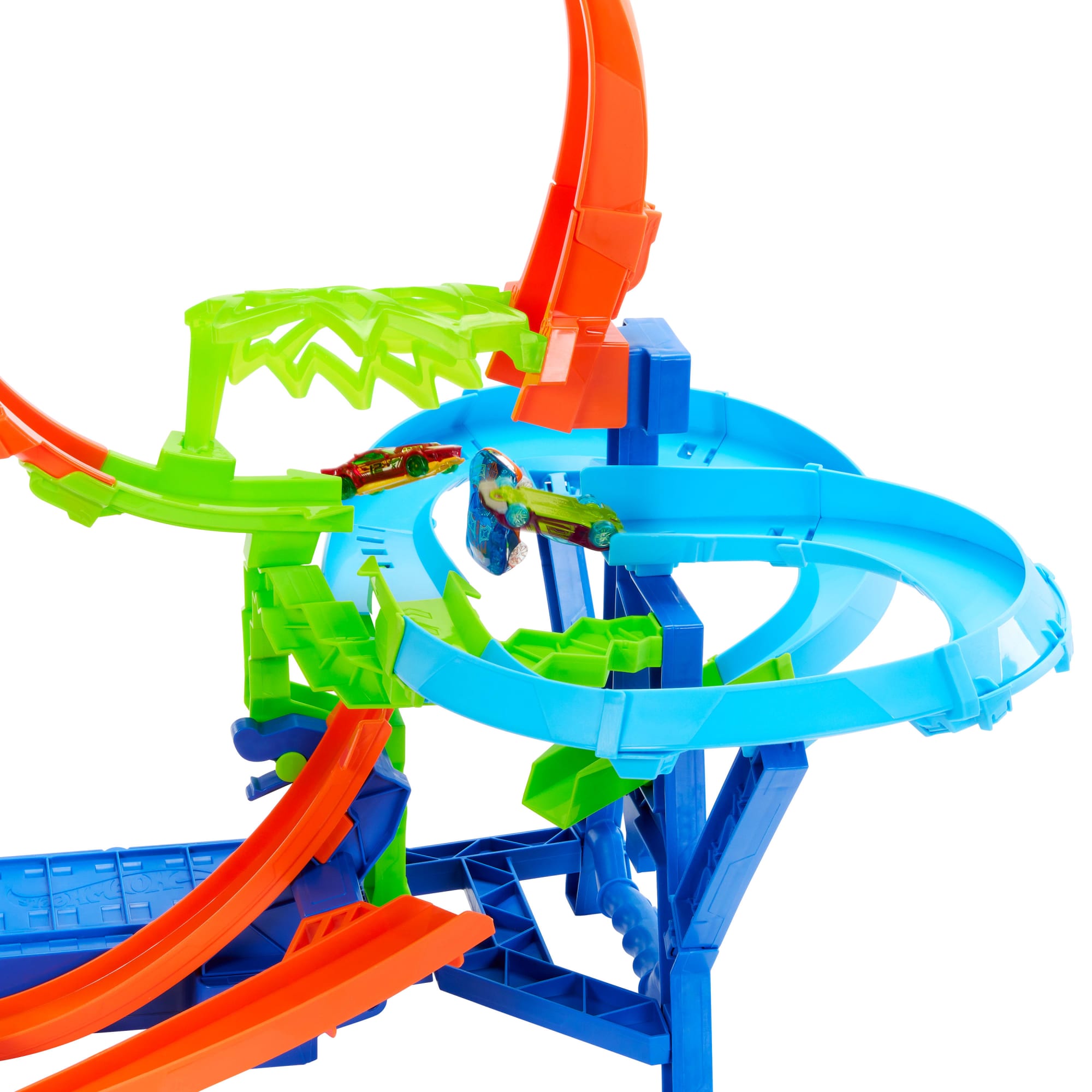Hot Wheels Stunt Tracks Pista de Juguete Multi-Choque Aéreo