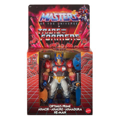 Masters Of The Universe Origins & Transformers Optimus Prime Armor He-Man Action Figure, MOTU Toy