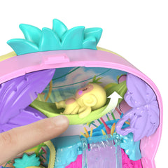 Polly Pocket-Coffret Ananas et Ouistiti-Jouet de Voyage