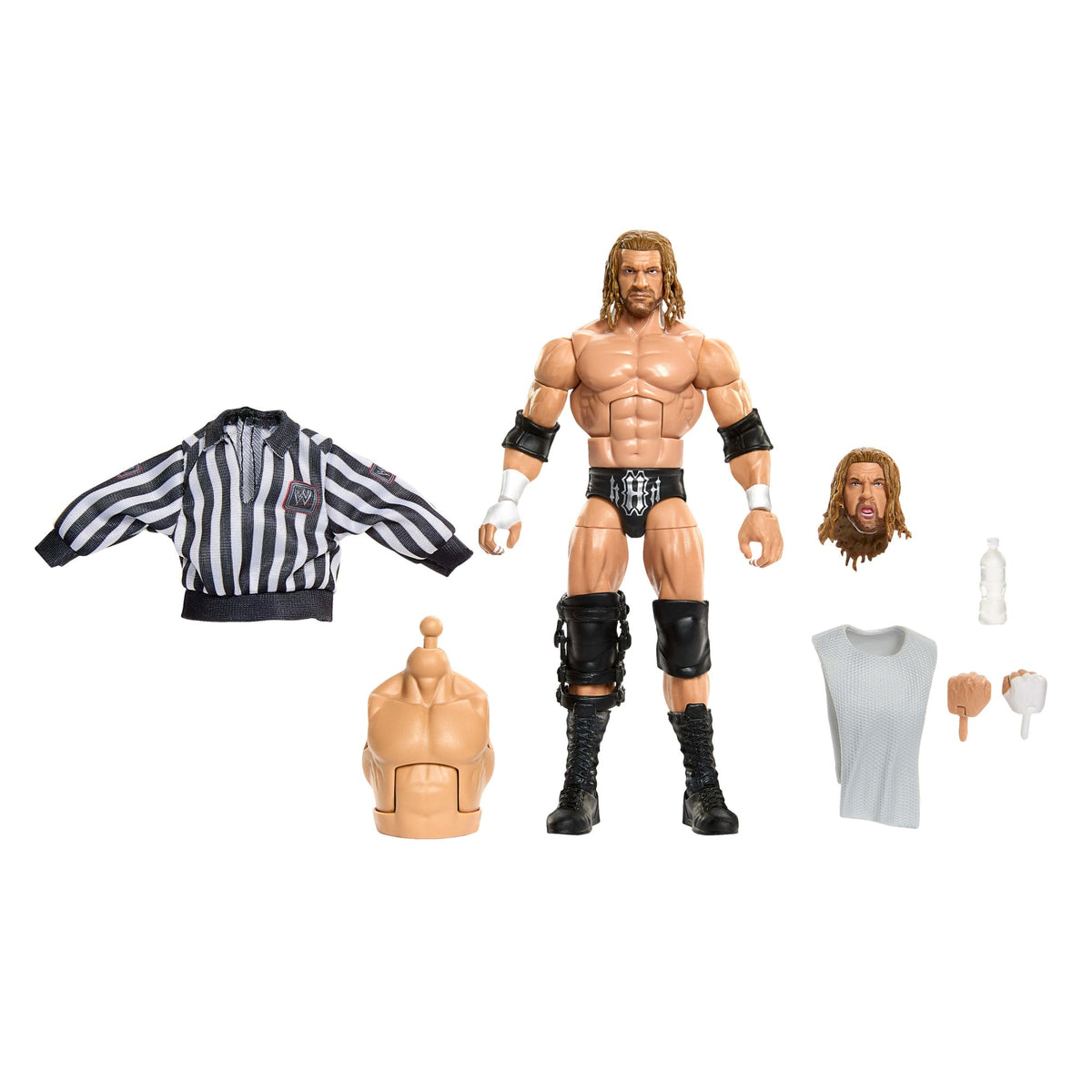 WWE Elite Collection Premium Live Event Triple H Action Figure Set, Summerslam Series Collectible