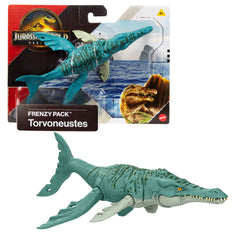 Jurassic World Rebirth Frenzy Pack Dinosaur Action Figure Toys, Posable, Physical & Digital Play