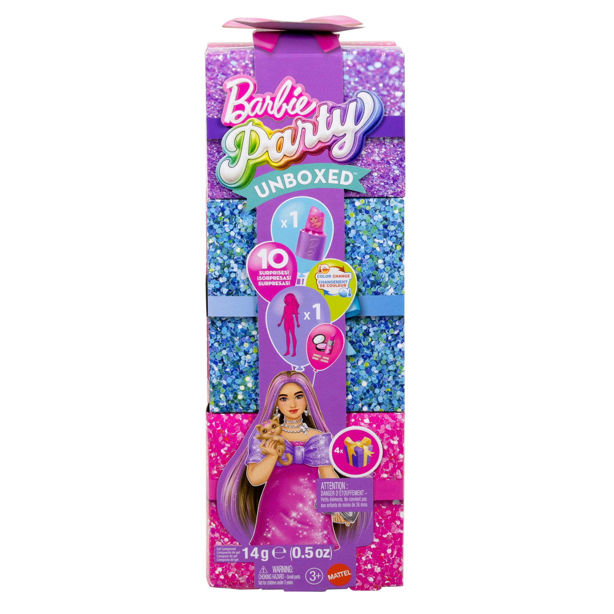 Barbie Party Unboxed Boneca Get Ready With Me Vestido Rosa