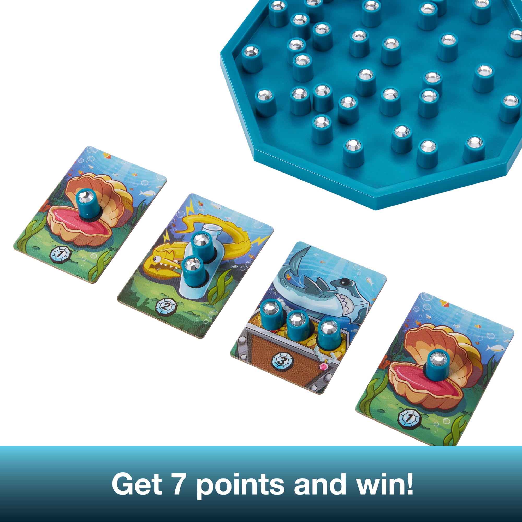 Deep Sea Diamond Dive Family Board Game For Kids And Adults With Easy Rules And Quick Gameplay