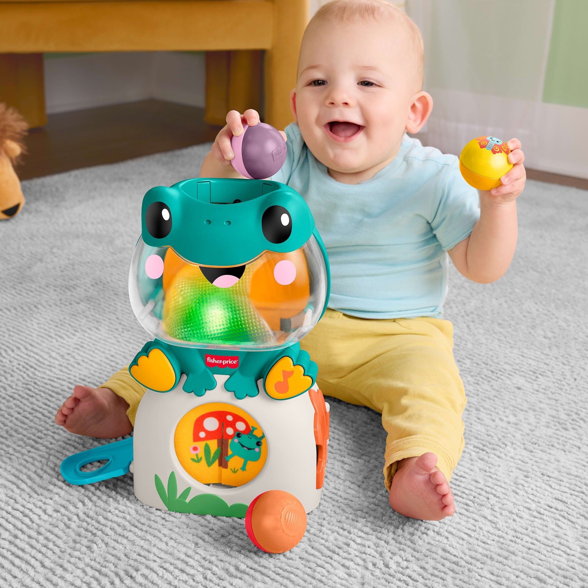 Fisher-Price Infant-Learning Juguete para Bebés Ranita Busca y Aprende