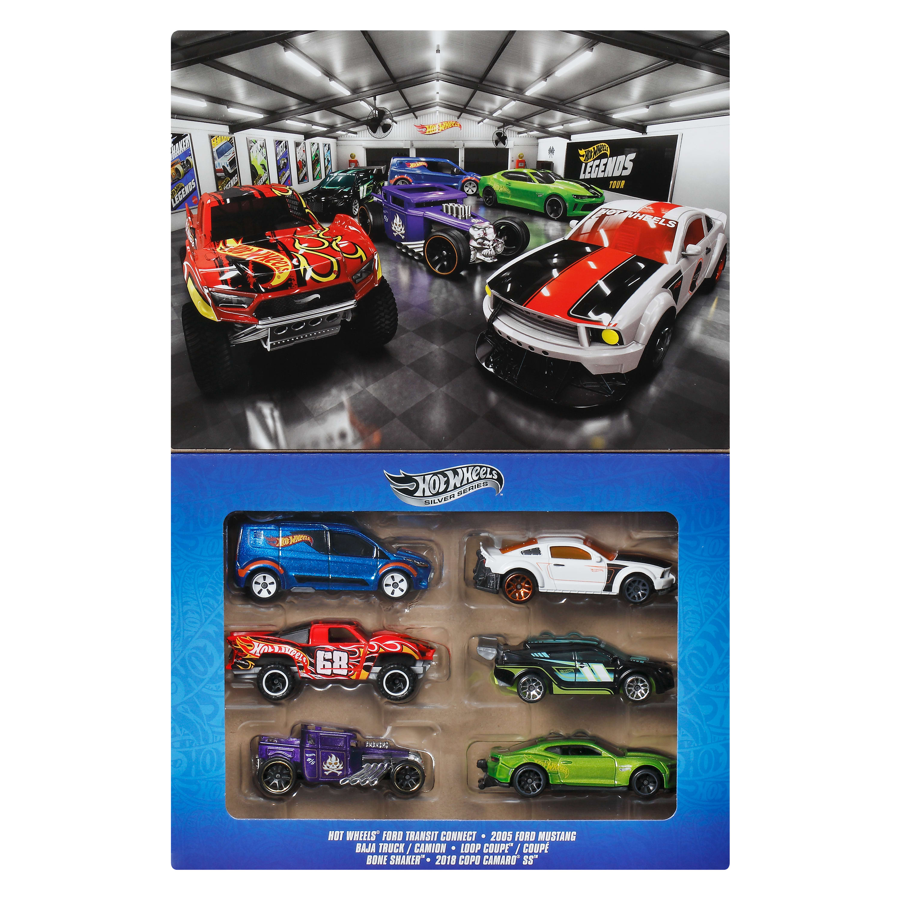 Hot Wheels Collector Veículo de Coleção Pacote Legends com 6 Carros