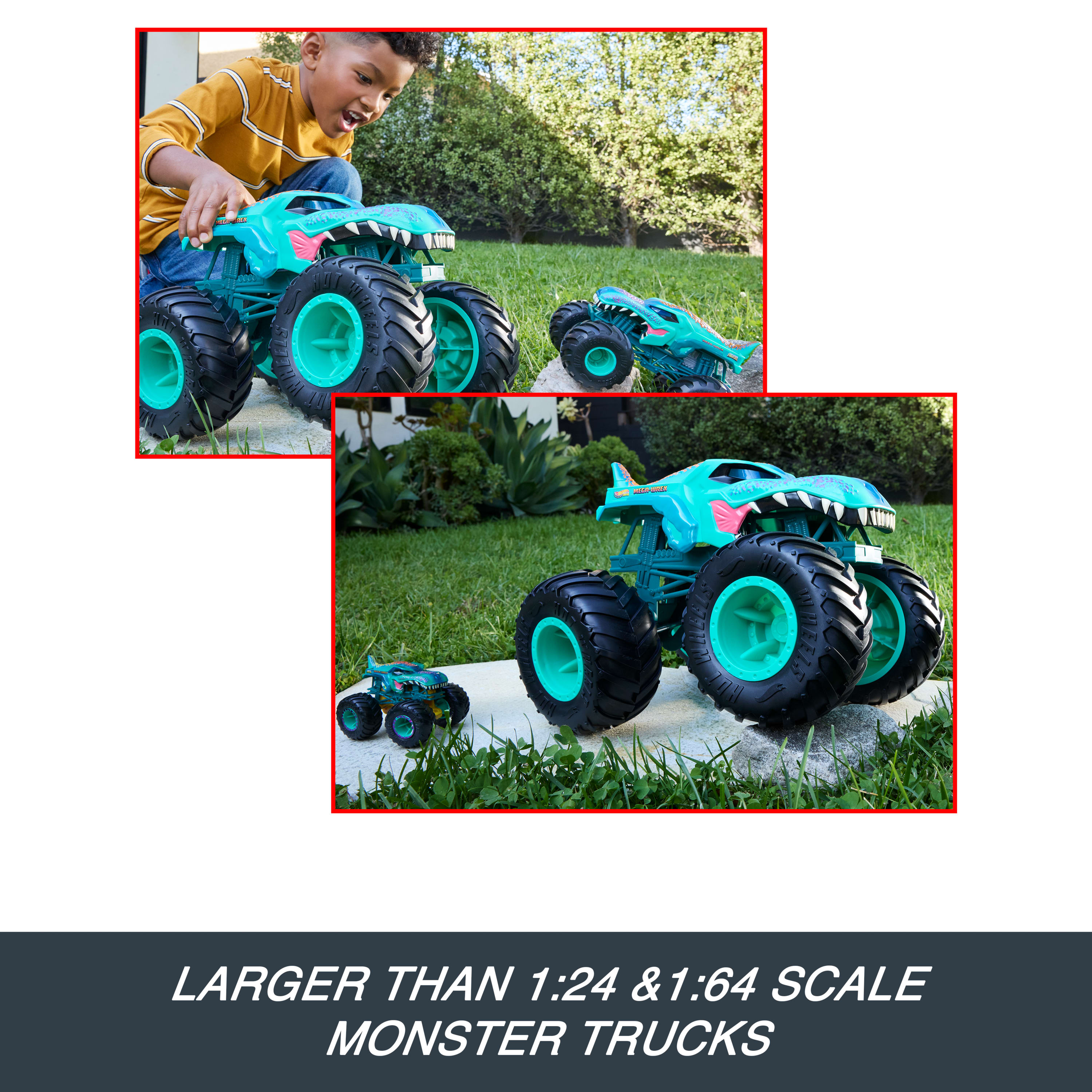 Hot Wheels Monster Trucks Colossal Toy Truck, Massive Character Vehicle