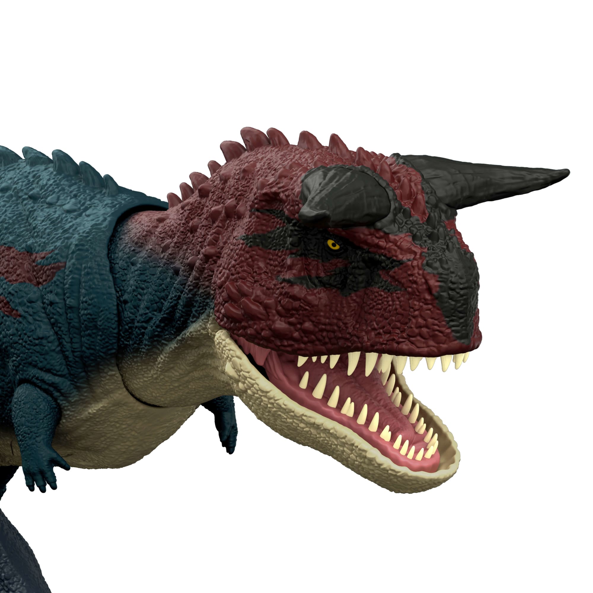 Jurassic World Carnotaure Attaque et Morsure Figurine Dino Articulée