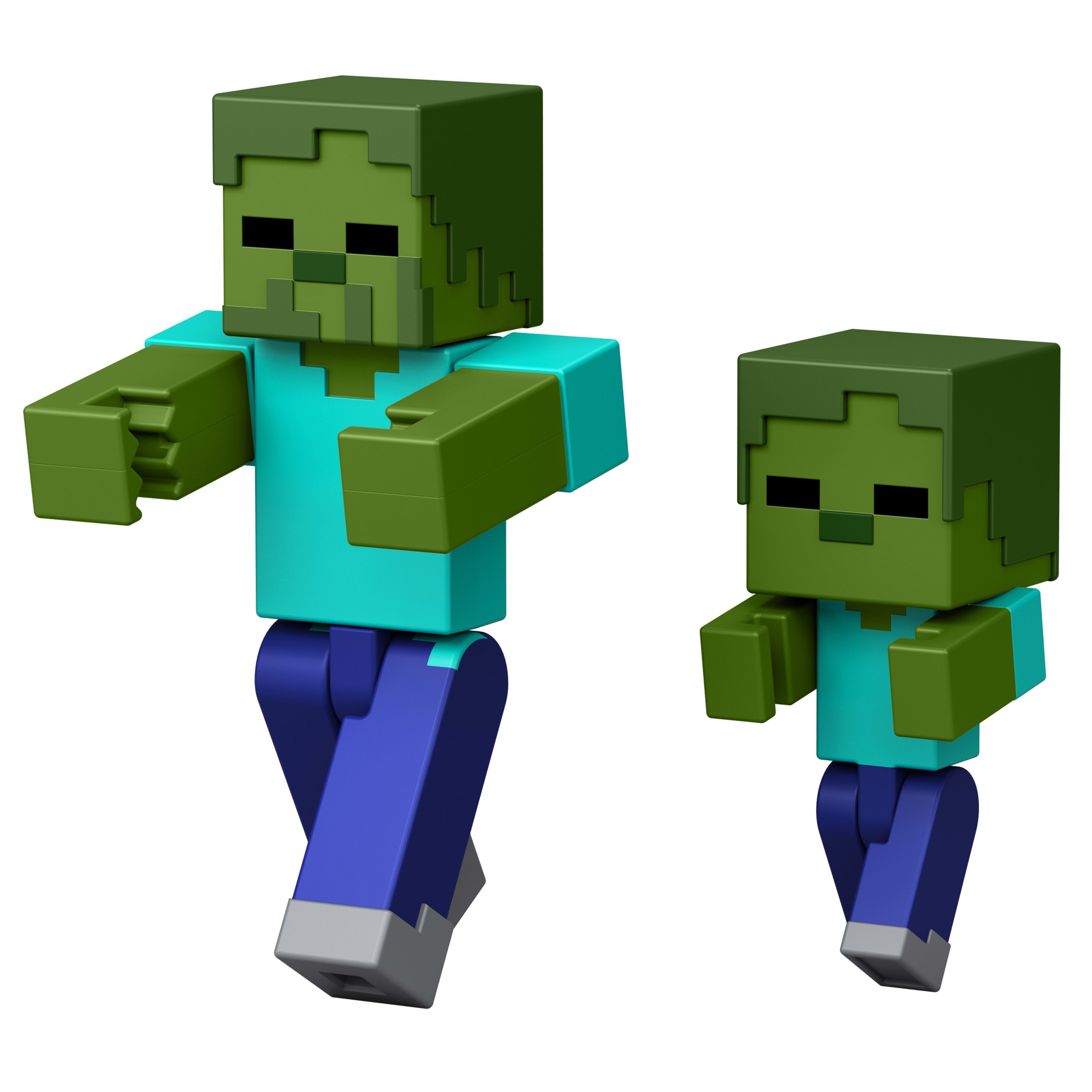 Minecraft Vanilla Figura de Ação de 3,25 polegadas com mecanismo de ativação por redstone