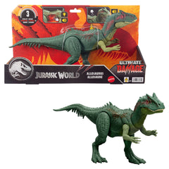 Jurassic World Rebirth Ultimate Damage Allosaurus Light Up Dinosaur Figure, Chomp & Roar Toy
