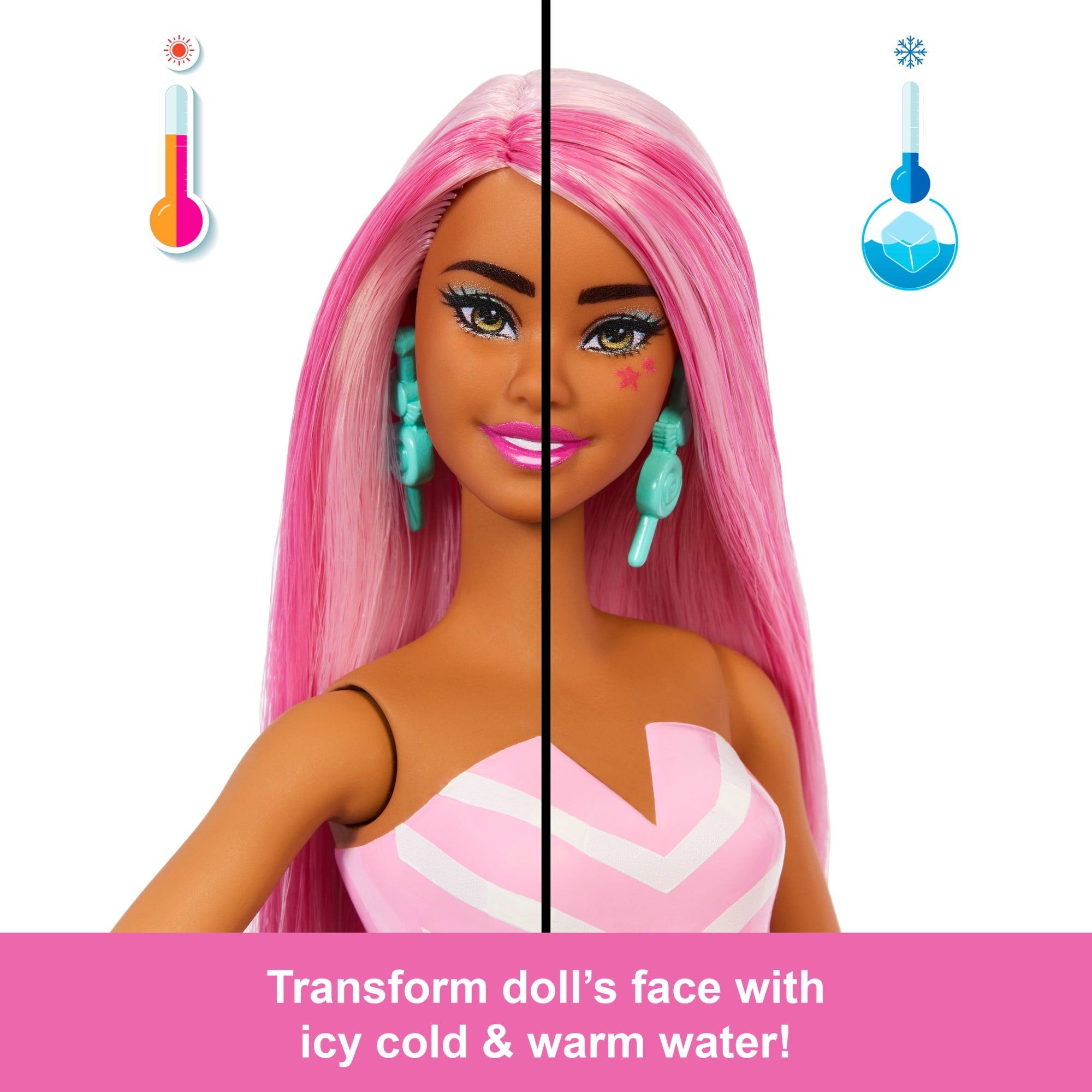 Barbie Pop Reveal Treat Series Doll & Accessories Set, Sweet Swirl Fashion Doll & Pet