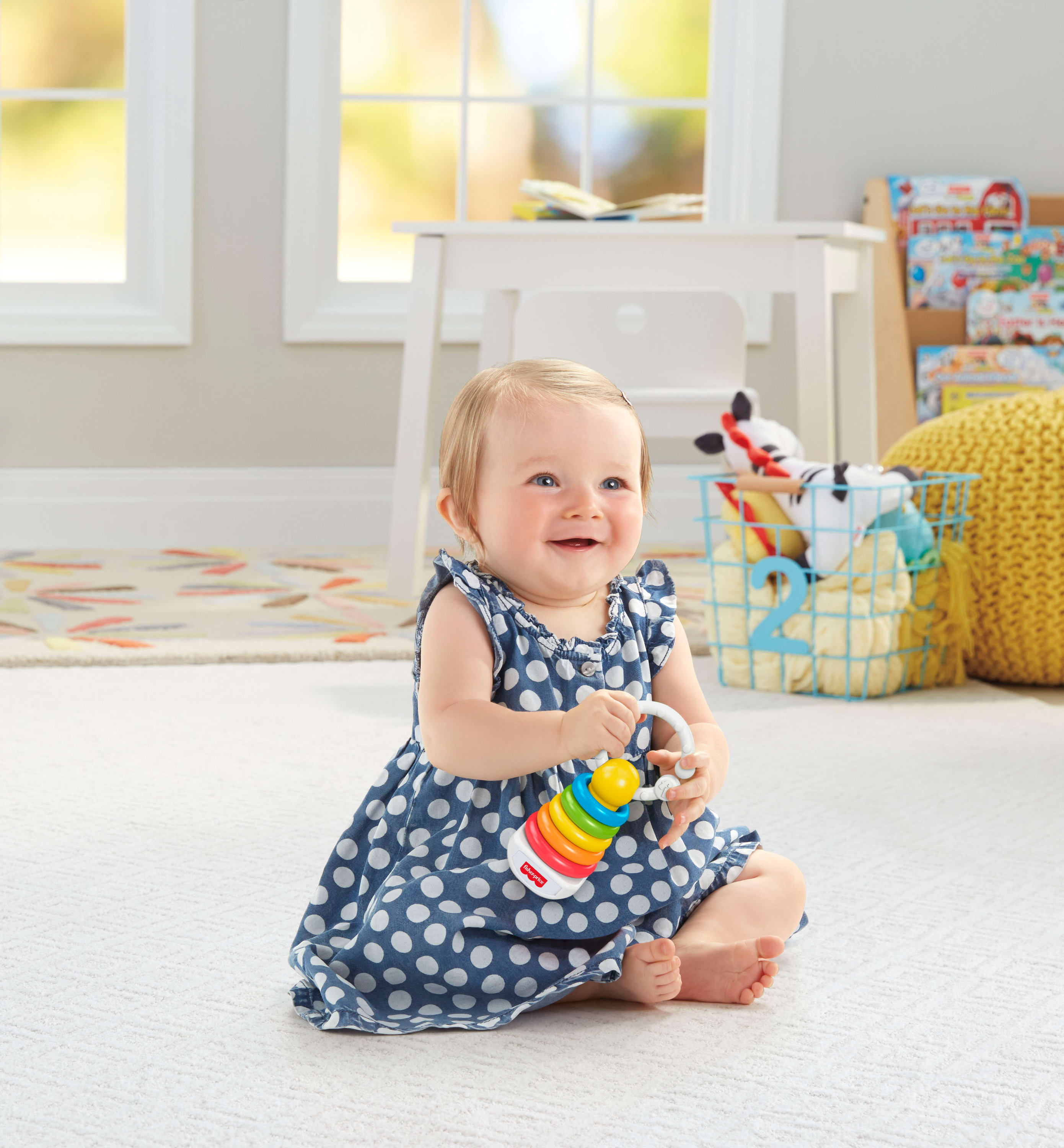 Fisher-Price Baby Brinquedo para Bebês Conjunto básicos divertidos
