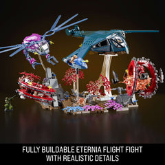 Mattel Brick Shop Masters Of The Universe Eternia Flight Fight Building Toy Kit (411 Pieces), For Collectors