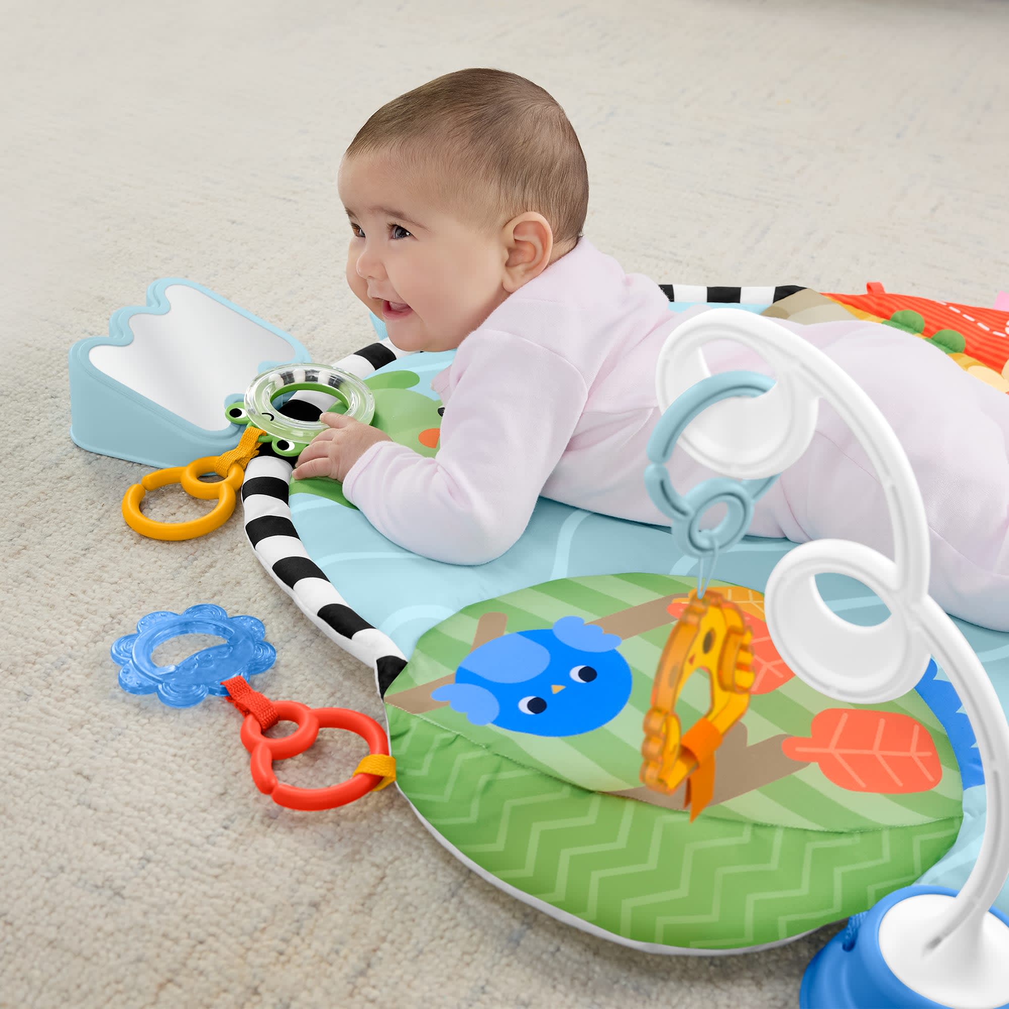 Fisher-Price-Tapis D’Activités 3 en 1 Jeu Avec Les Pieds-Nouveau-Né