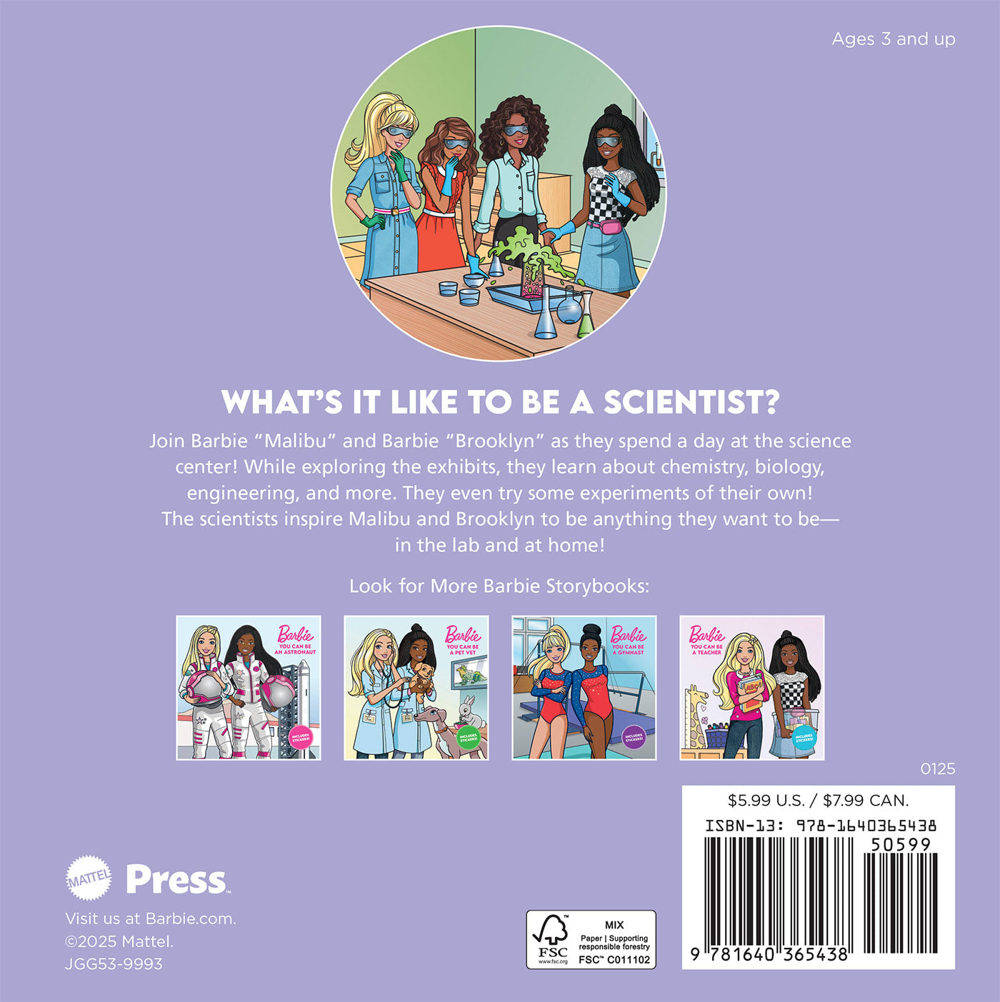 Barbie: You Can Be A Scientist