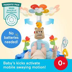 Fisher-Price 3-In-1 Kick & Sway Activity Gym, Baby Play Mat & Sensory Toys For Newborn Developmental Play
