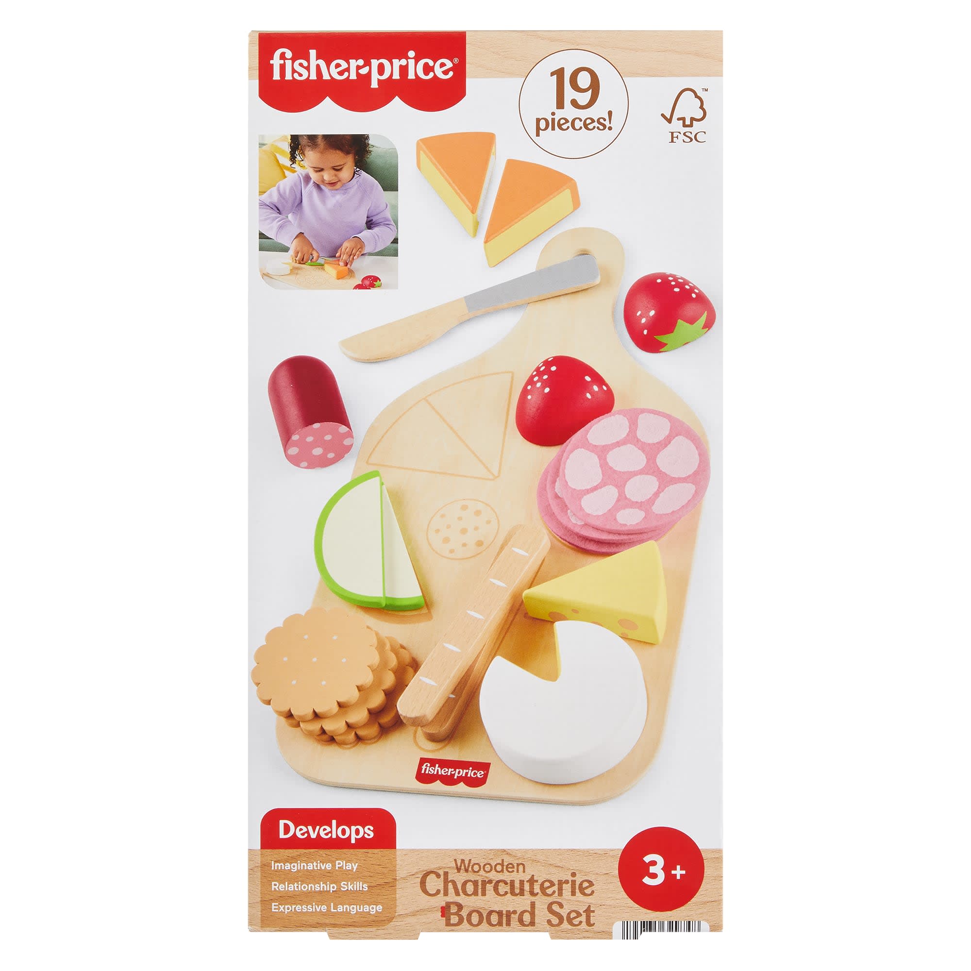 ensemble de Planches à Charcuterie en Bois Fisher-Price®