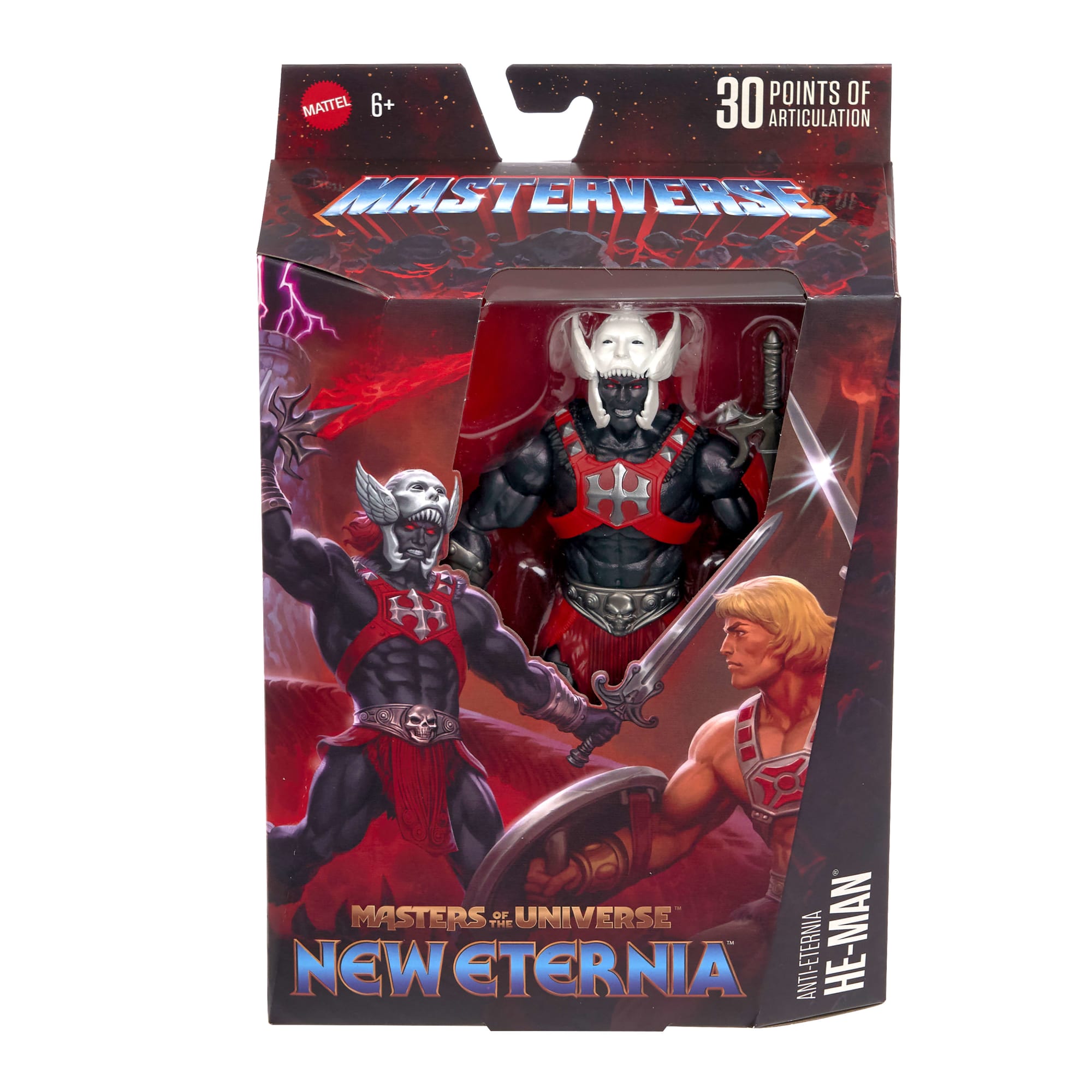 Masters Of The Universe Masterverse Anti-Eternia He-Man Action Figure Toy, 7 Inch With Accessories