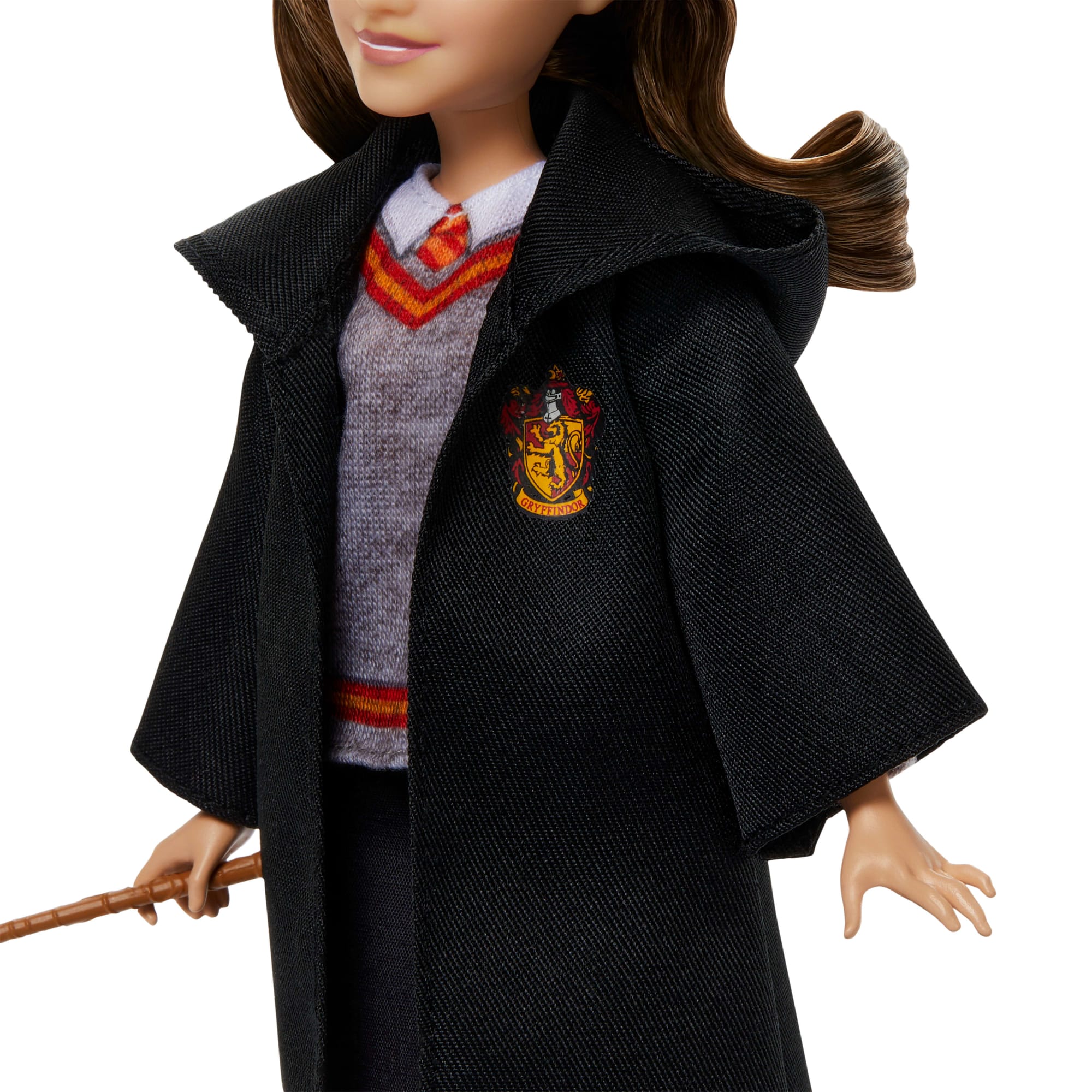Hermione Granger Fashion Doll in Movie-inspired Hogwarts Uniform With Wand Accessory