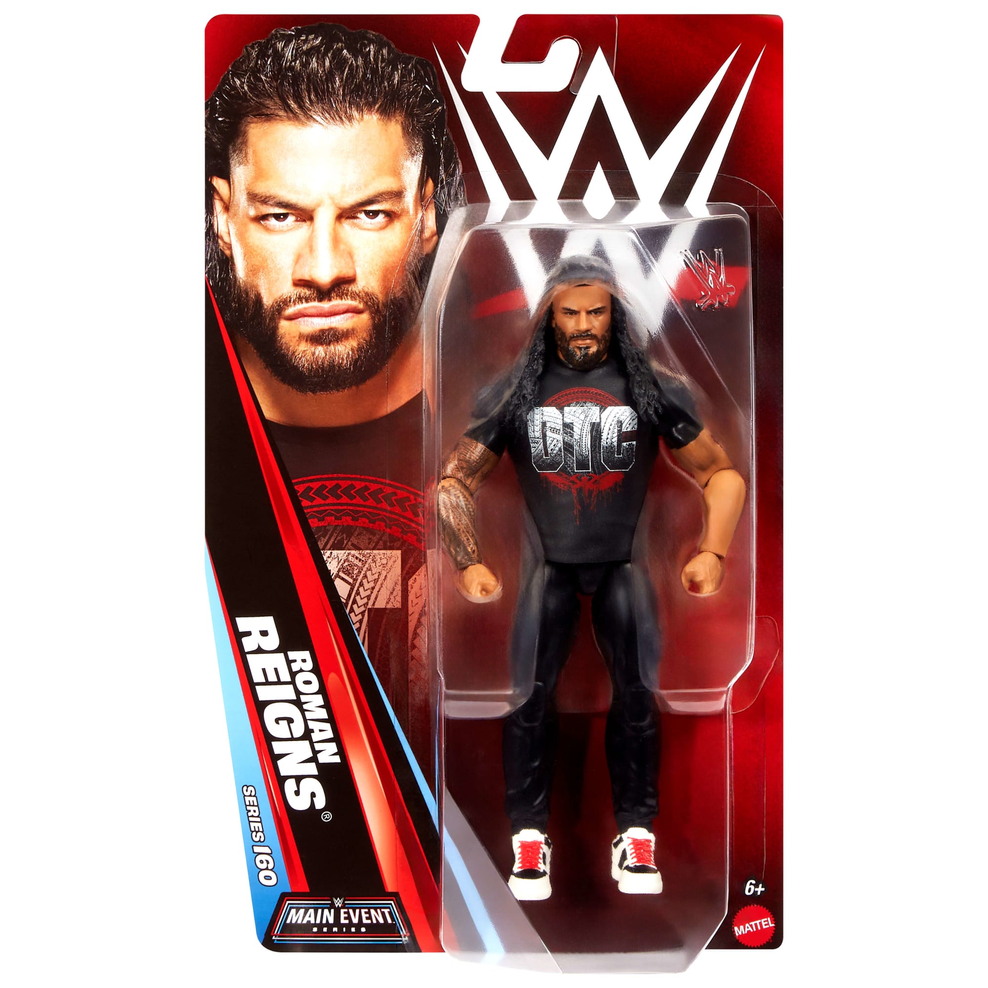 WWE Roman Reigns Action Figure, Main Event Series #160, 6-Inch Collectible With Articulation
