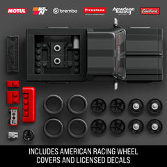 Mattel Brick Shop Hot Wheels ’83 Chevy Silverado Building Toy Kit (225 Pieces), For Collectors